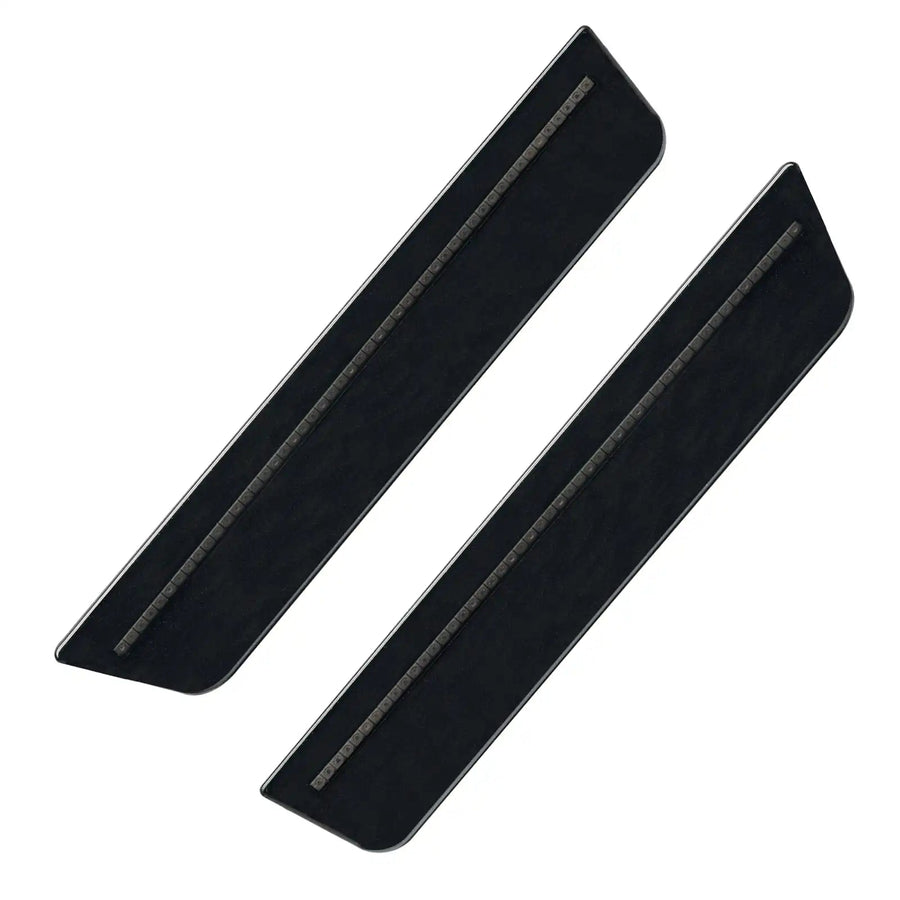 2011-2014 Dodge Charger Concept Sidemarker Rear Set with phantom black pearl paint and tinted lenses.