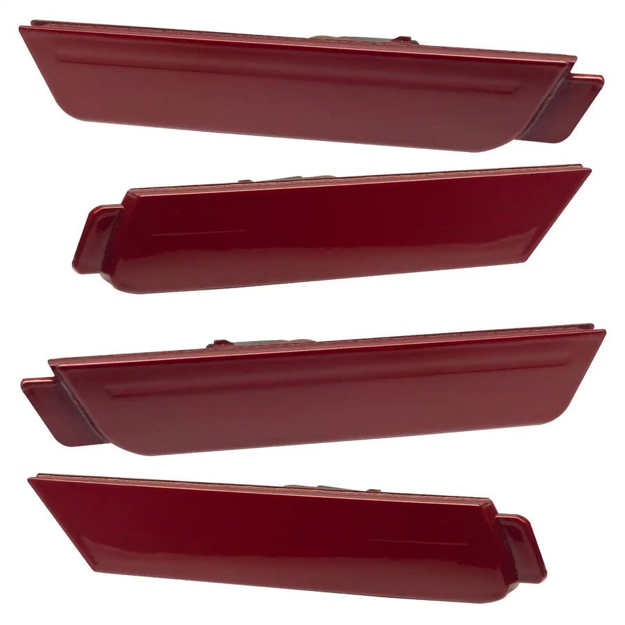 2010-2015 Chevrolet Camaro Concept SMD Sidemarker Set with red jewel paint and ghost lenses.