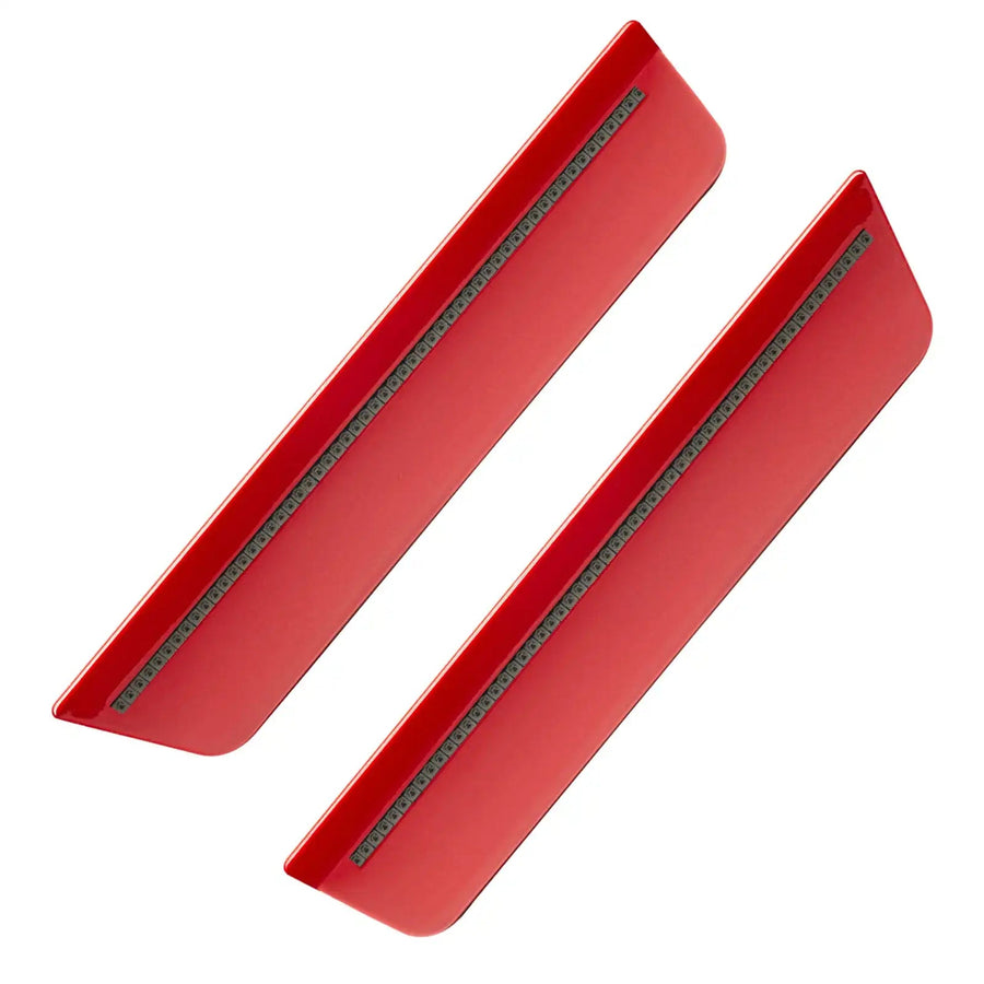 2011-2014 Dodge Charger Concept Sidemarker Rear Set with redline pearl paint and tinted lenses.