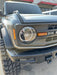 Close-up image of Oculus Headlights installed on a Ford Bronco.