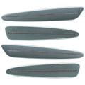 2005-2013 Chevrolet C6 Corvette Concept SMD Sidemarkers with sky gray metallic paint and clear lenses.