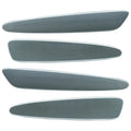 2005-2013 Chevrolet C6 Corvette Concept SMD Sidemarkers with sky gray metallic paint and ghost lenses.