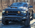 RAM TRX with 7" Multifunction LED Spotlights installed in the grill.