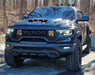 RAM TRX with 7" Multifunction LED Spotlights installed in the grill.