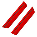 2011-2014 Dodge Charger Concept Sidemarker Rear Set with tor red paint and tinted lenses.