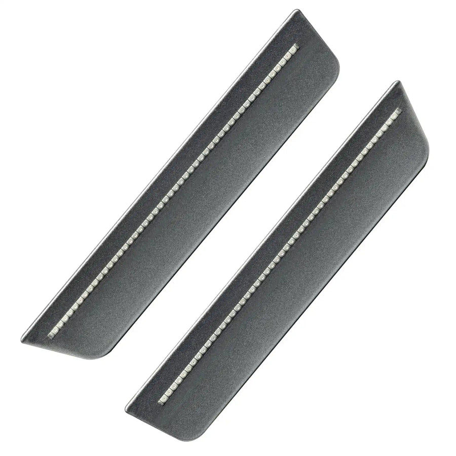 2011-2014 Dodge Charger Concept Sidemarker Rear Set with tungsten metallic paint and clear lenses.