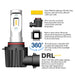 VSeries LED Bulb infographic with specs and features