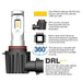 VSeries LED Bulb infographic with specs and features.