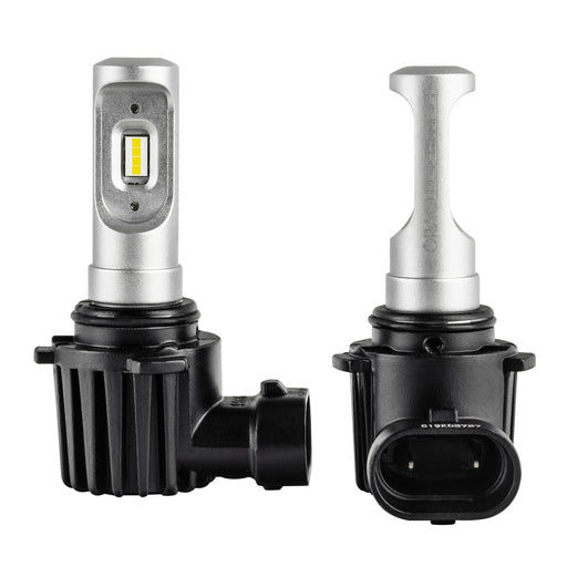 Front and side view of 9006 VSeries bulbs