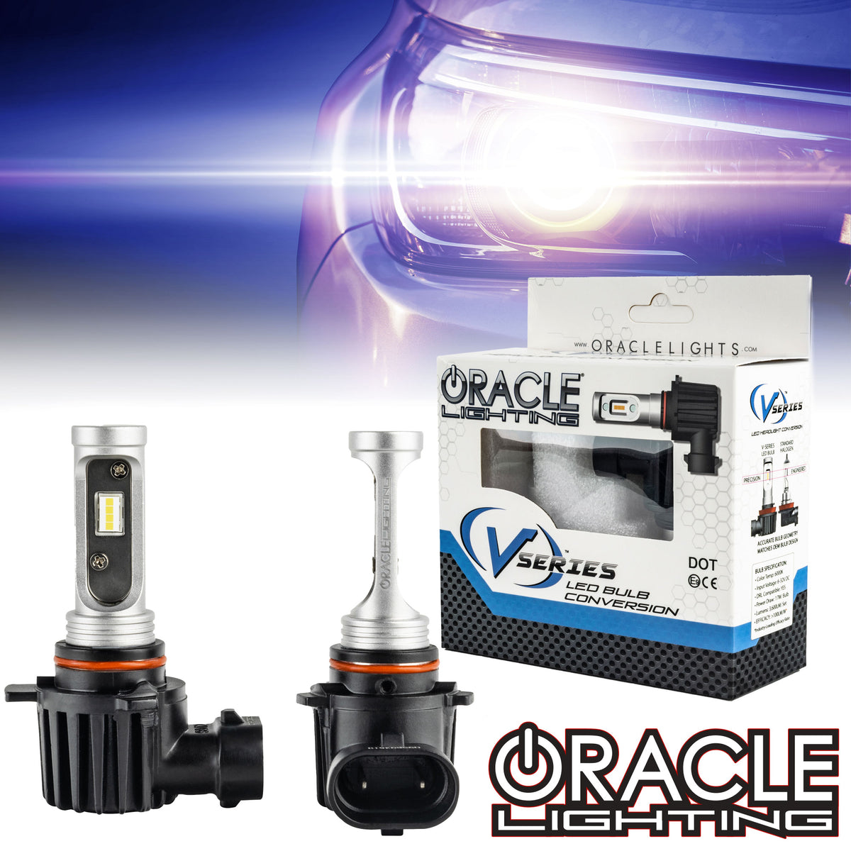 Regnfuld beundring Råd ORACLE 9012 - VSeries LED Headlight Bulb Conversion Kit — ORACLE Lighting