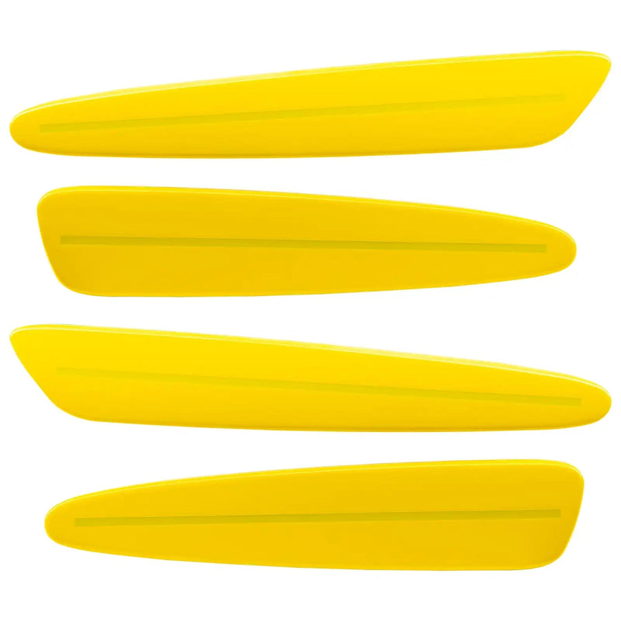 2005-2013 Chevrolet C6 Corvette Concept SMD Sidemarkers with velocity yellow paint and ghost lenses.