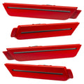 2010-2015 Chevrolet Camaro Concept SMD Sidemarker Set with victory red paint and tinted lenses.