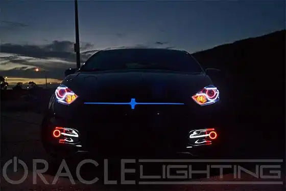 2013-2016 Dodge Dart LED Surface Mount Projector Fog Halo Kit