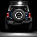 Rear view of bronco with cargo light illumination