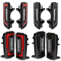 V2 | 2021-2025 Ford Bronco Flush Mount LED Tail Lights - Low Profile | 1,400 Lumens | LED Models