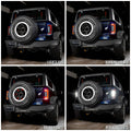 V2 | 2021-2025 Ford Bronco Flush Mount LED Tail Lights - Low Profile | 1,400 Lumens | LED Models