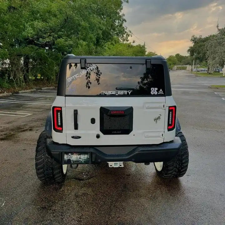 V2 | 2021-2025 Ford Bronco Flush Mount LED Tail Lights - Low Profile | 1,400 Lumens | LED Models