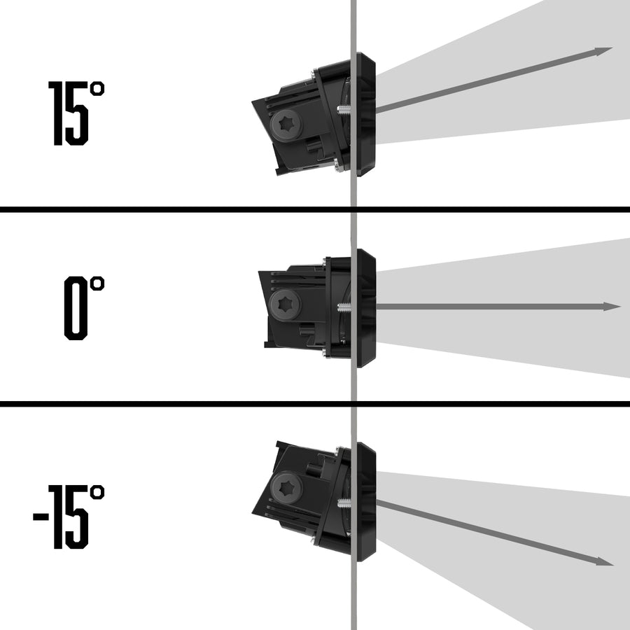 ORACLE Lighting Angled Flush Mount Bezels for Vega Series (Vega 2 & Vega 4) - Pair