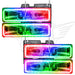 1992-1994 Chevrolet Blazer Pre-Assembled Halo Headlights with ColorSHIFT LED halos.