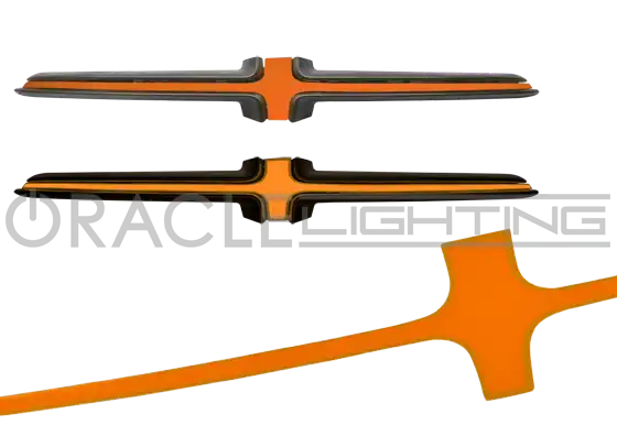 Amber illuminated crosshairs