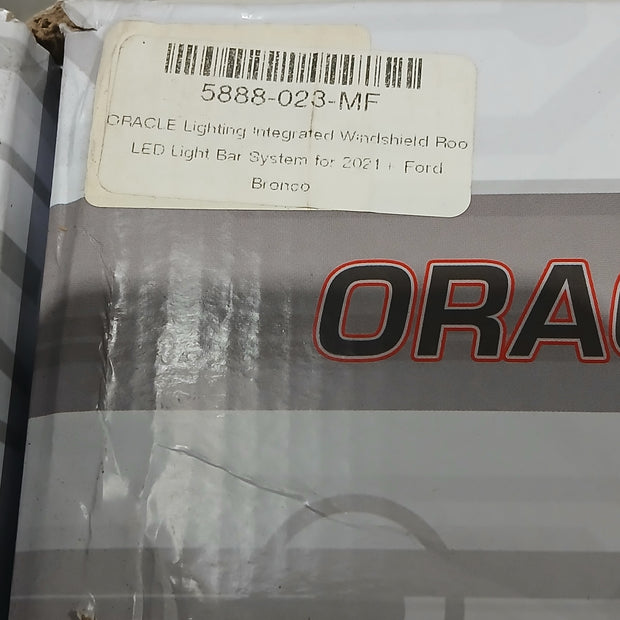Integrated Windshield Roof LED Light Bar System for 2021+ Ford Bronco | ORACLE Outlet | GRADE A