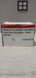 Pre-Installed 7x6" H6054 Sealed Beam Headlights - Amber 6908-005 | ORACLE Outlet | GRADE B