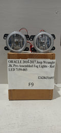 2010-2017 Jeep Wrangler JK Pre-Assembled Fog Lights - Red LED 7159-003 | ORACLE Outlet | GRADE B