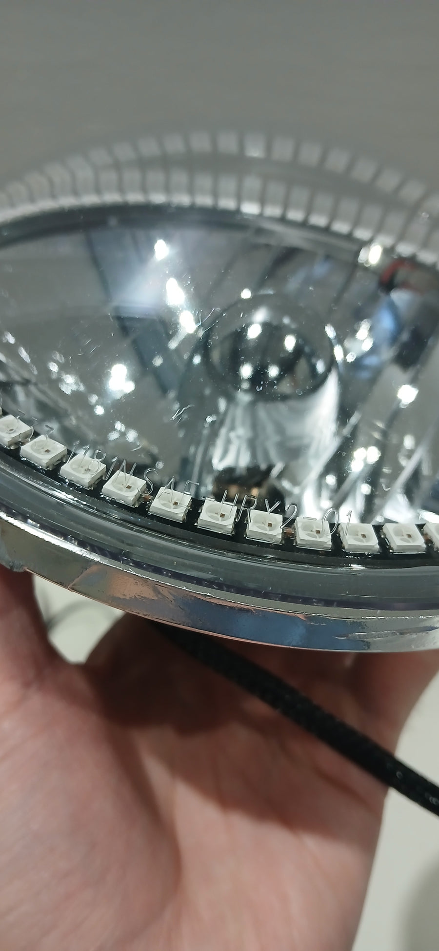 USED 2007-16 Jeep Wrangler Pre-Assembled Headlights - Dynamic ColorSHIFT | ORACLE Outlet | GRADE C