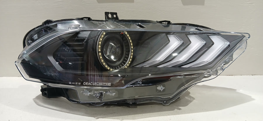 2018-2023 Ford Mustang "Black Series" Dynamic ColorSHIFT¨ LED Headlights w/ Sequential Turn Signal | ORACLE Outlet | GRADE C
