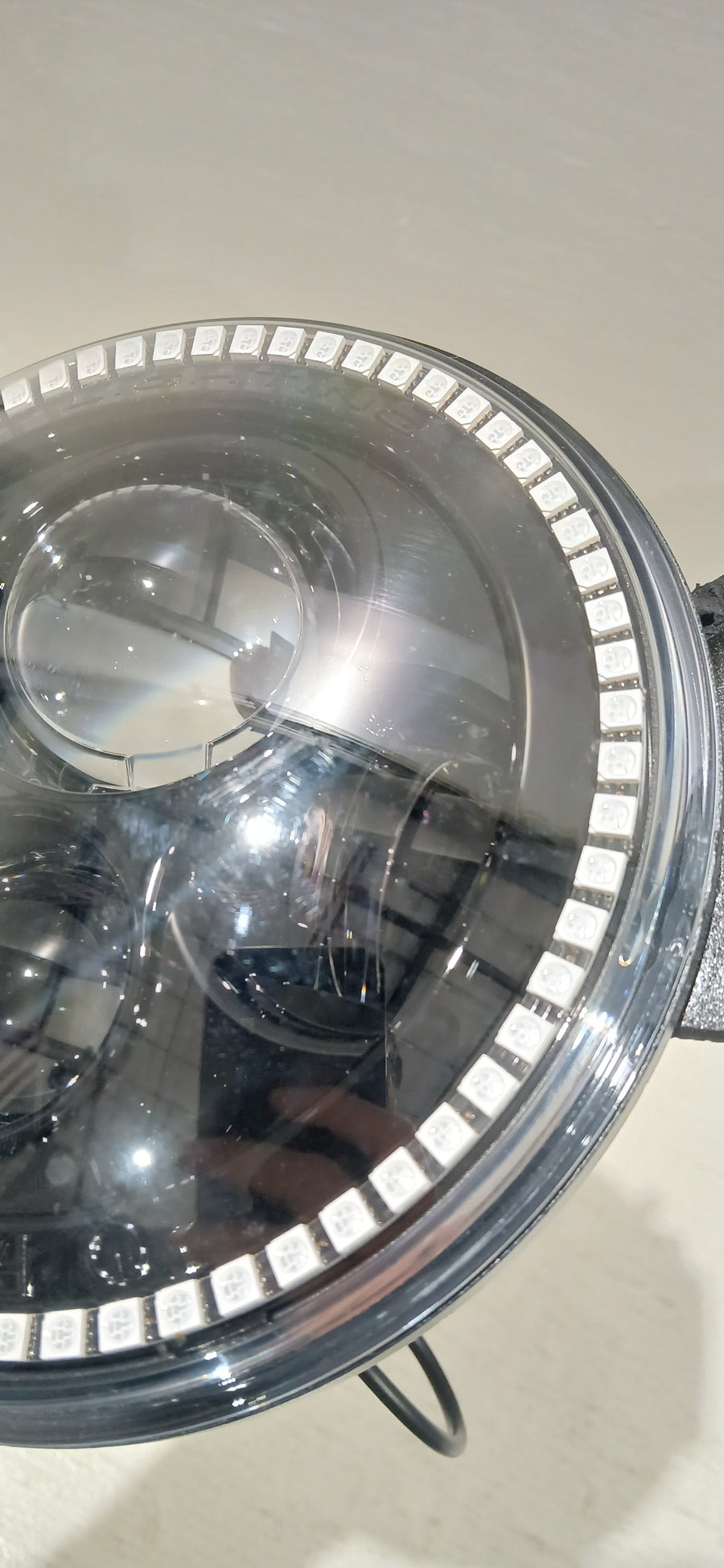 7" High Powered LED Headlights - Black Bezel - ColorSHIFT NA | ORACLE Outlet | GRADE B