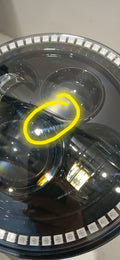 7" High Powered LED Headlights - Black Bezel - ColorSHIFT NA | ORACLE Outlet | GRADE B