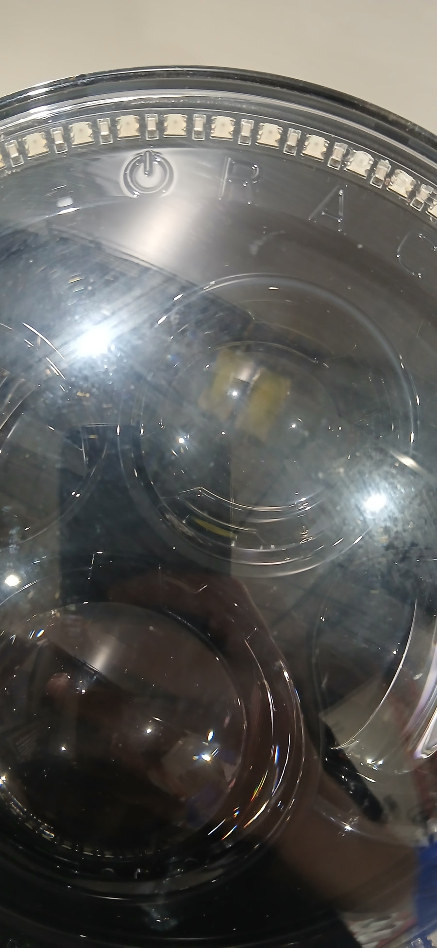 7" High Powered LED Headlights - Black Bezel - Dynamic RGB | ORACLE Outlet | GRADE B
