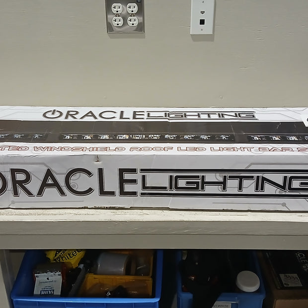 Integrated Windshield Roof LED Light Bar System for 2021+ Ford Bronco | ORACLE Outlet | GRADE A