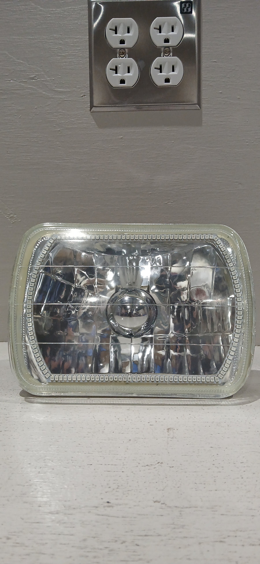 Pre-Installed 7x6" H6054 Sealed Beam Headlights - Amber 6908-005 | ORACLE Outlet | GRADE B