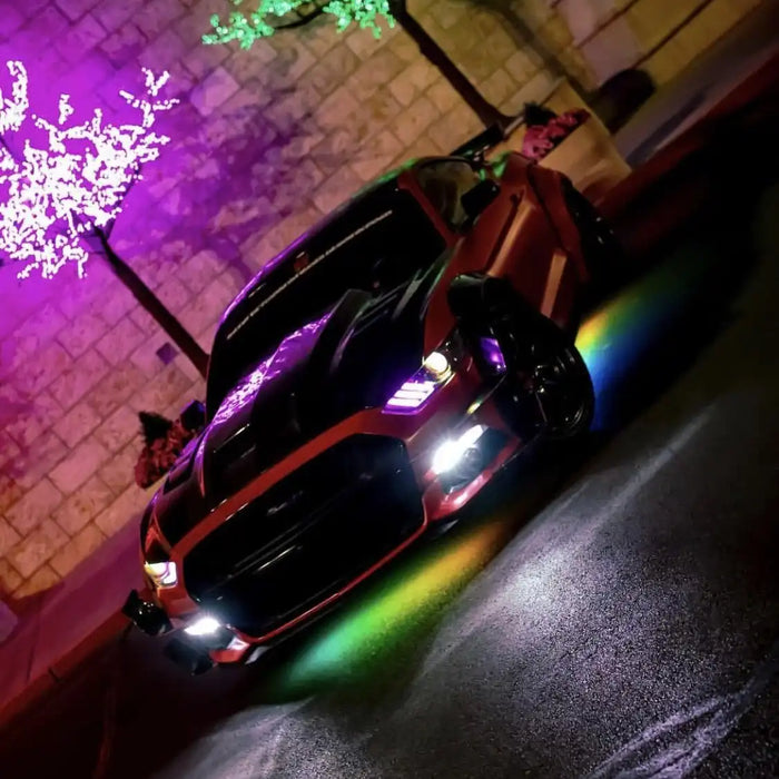 Ford Mustang with multiple ORACLE Lighting products installed.