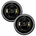 7" High Powered LED Headlights - Black Bezel - Red | ORACLE Outlet | GRADE B