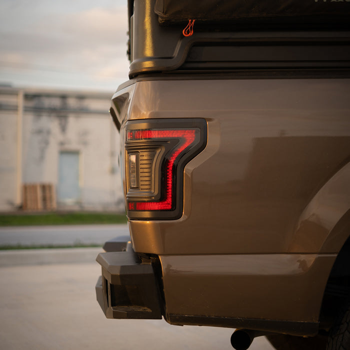 Flush Mount LED Tail Lights 2015-2020 Ford F-150 Sequential Turn Signals BLIS