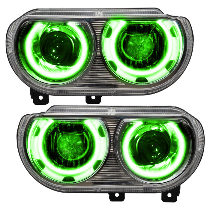 ORACLE Lighting 2008-2014 Dodge Challenger Pre-Assembled Headlights — HID