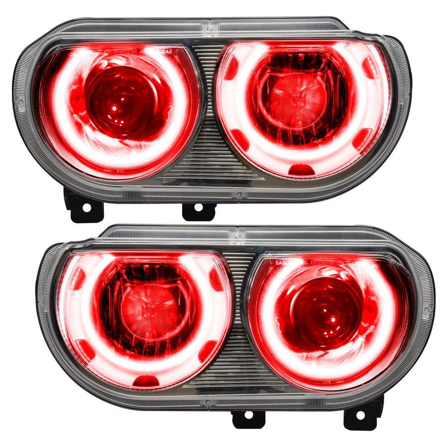 ORACLE Lighting 2008-2014 Dodge Challenger Pre-Assembled Headlights — HID
