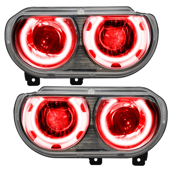 ORACLE Lighting 2008-2014 Dodge Challenger Pre-Assembled Headlights — HID