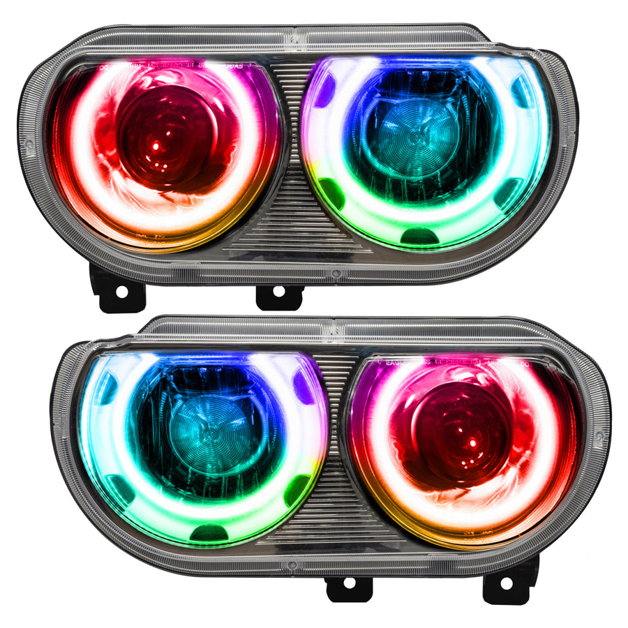 ORACLE Lighting 2008-2014 Dodge Challenger Pre-Assembled Headlights — HID