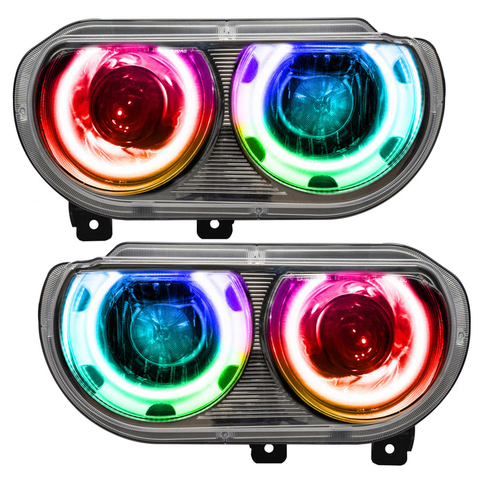 ORACLE Lighting 2008-2014 Dodge Challenger Pre-Assembled Headlights — HID