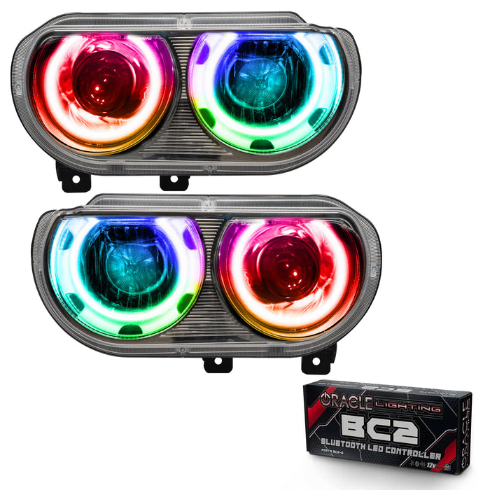 ORACLE Lighting 2008-2014 Dodge Challenger Pre-Assembled Headlights — HID