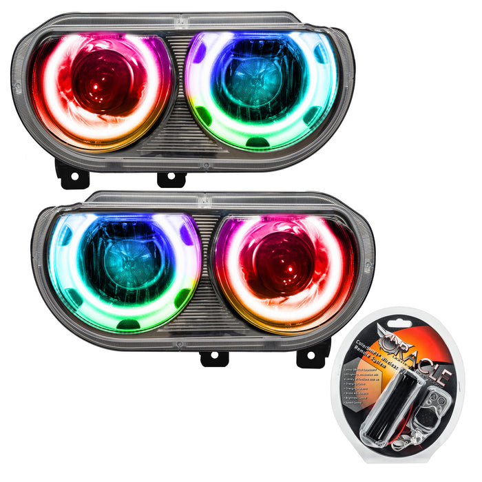 ORACLE Lighting 2008-2014 Dodge Challenger Pre-Assembled Headlights — HID