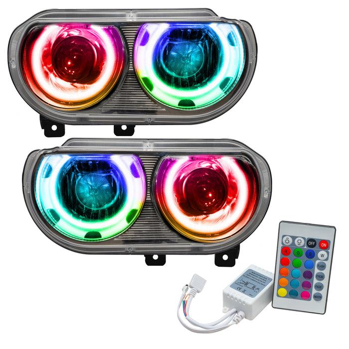 ORACLE Lighting 2008-2014 Dodge Challenger Pre-Assembled Headlights — HID