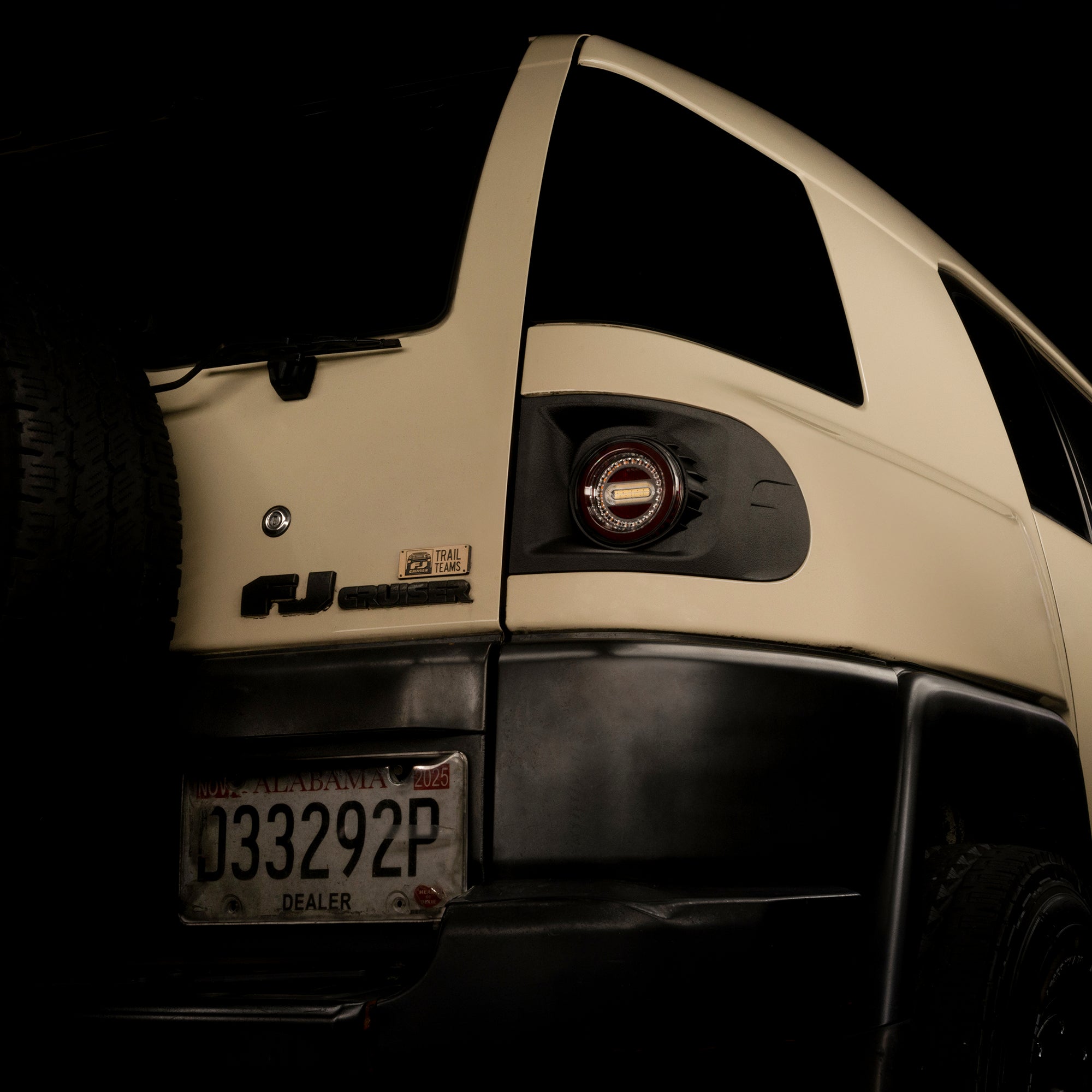 Flush Mount LED Tail Lights for 2007–2014 Toyota FJ Cruiser