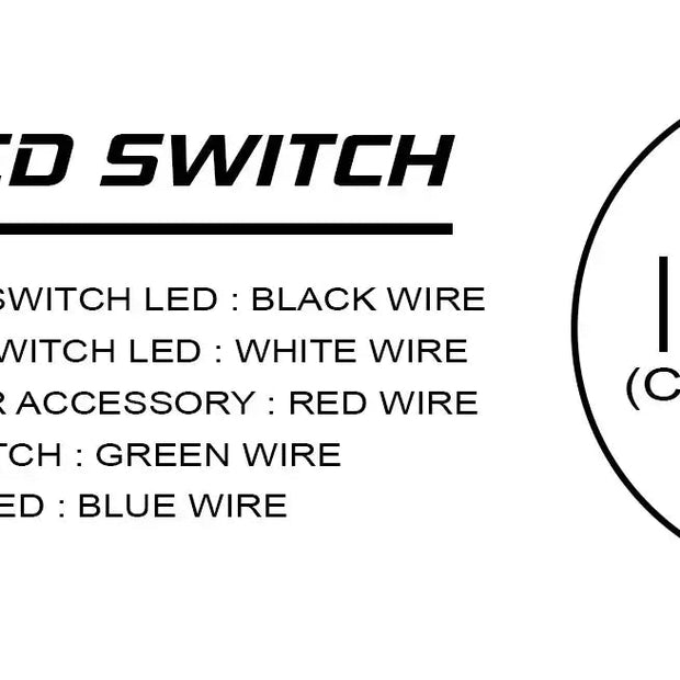 Flush LED switch diagram