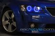 Close-up of 2008-2009 Pontiac G8 LED Headlight Halo Kit installed on a Pontiac G8
