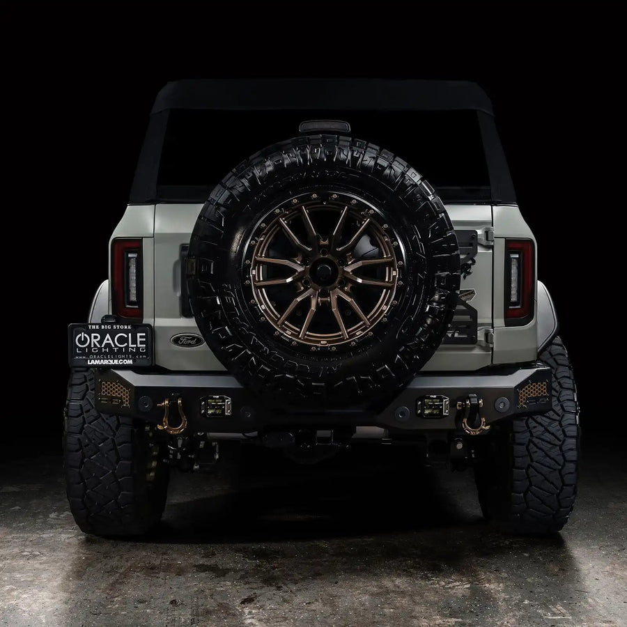 V2 | 2021-2025 Ford Bronco Flush Mount LED Tail Lights - Low Profile | 1,400 Lumens | LED Models