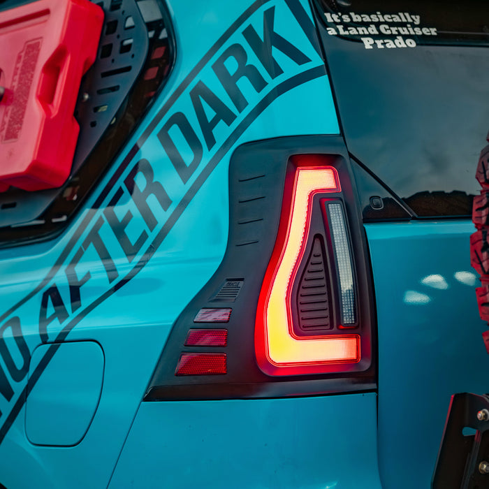 Flush Mount LED Tail Lights 2010-2023 Lexus GX460 Toyota Prado Sequential Lensless